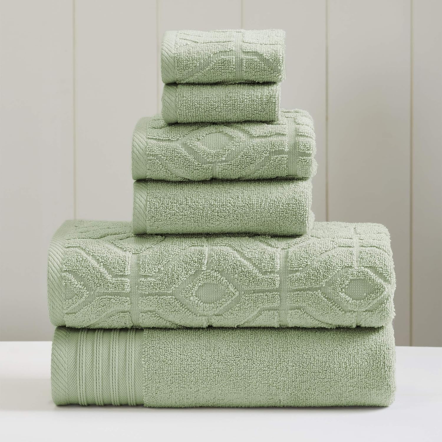 Seamless Collection 6-Piece Bath Towel Set