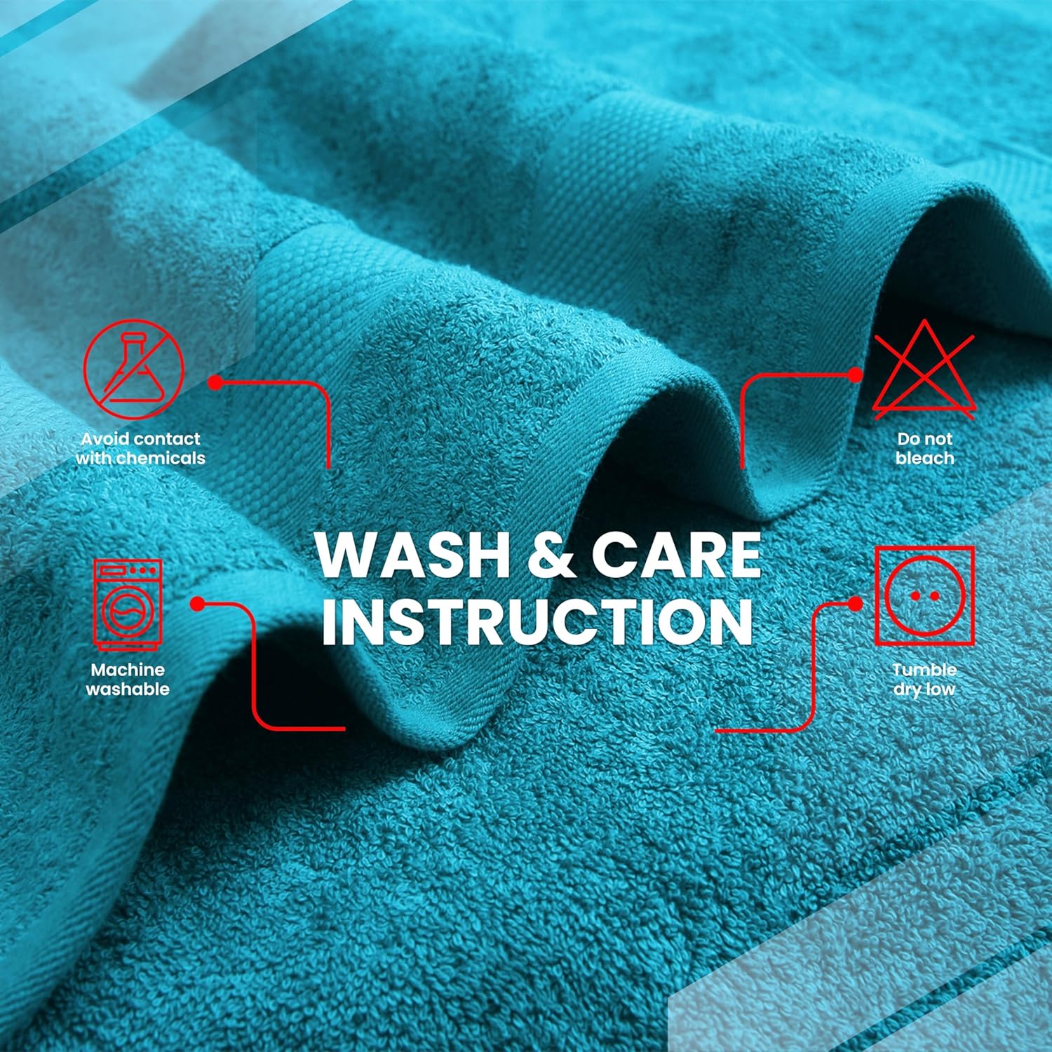 Luxury bath towels Soft Absorbent 35x70 100 cotton