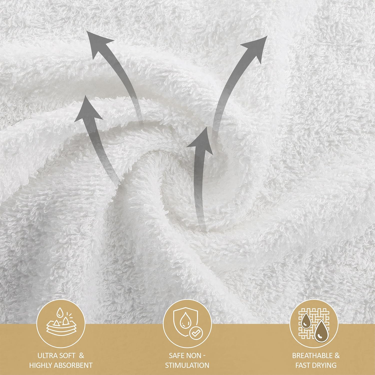 Utopia Towels - 12 Pack Viscose Luxury Wash Cloths Set 12 x 12 Inches
