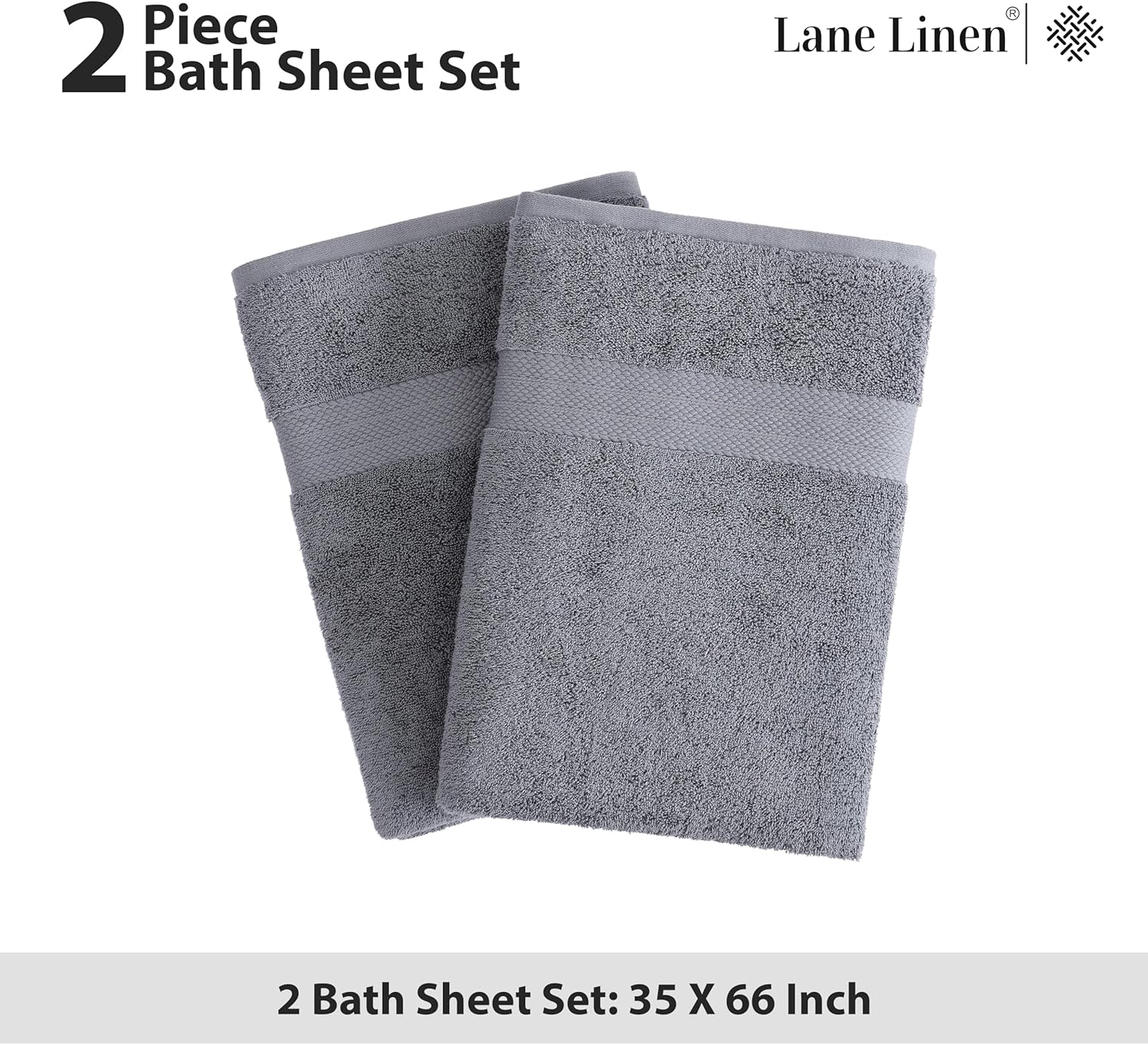 Luxury Extra Large 35x66 Bath Towels by Lane Linen - 35x66 inch
