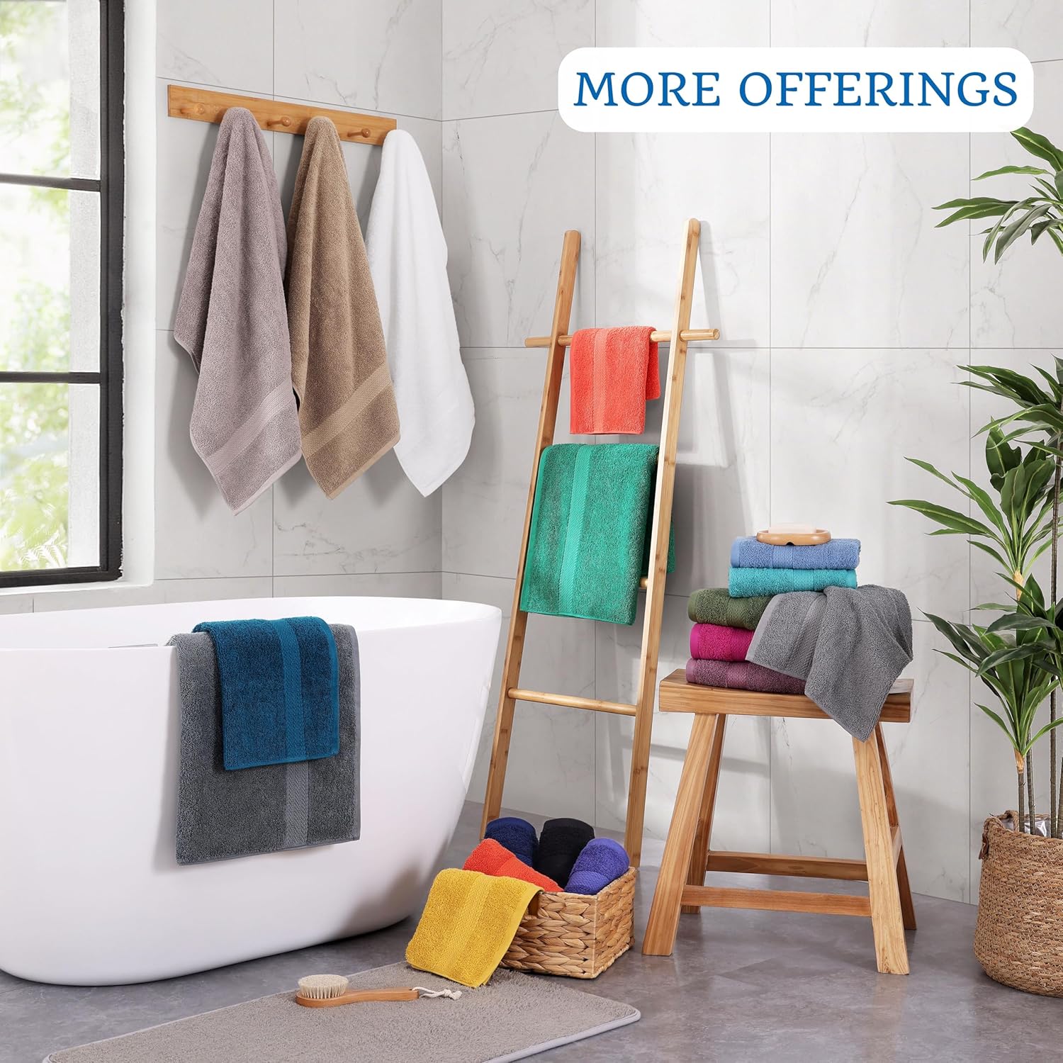 Luxury Extra Large 35x66 Bath Towels by Lane Linen - 35x66 inch