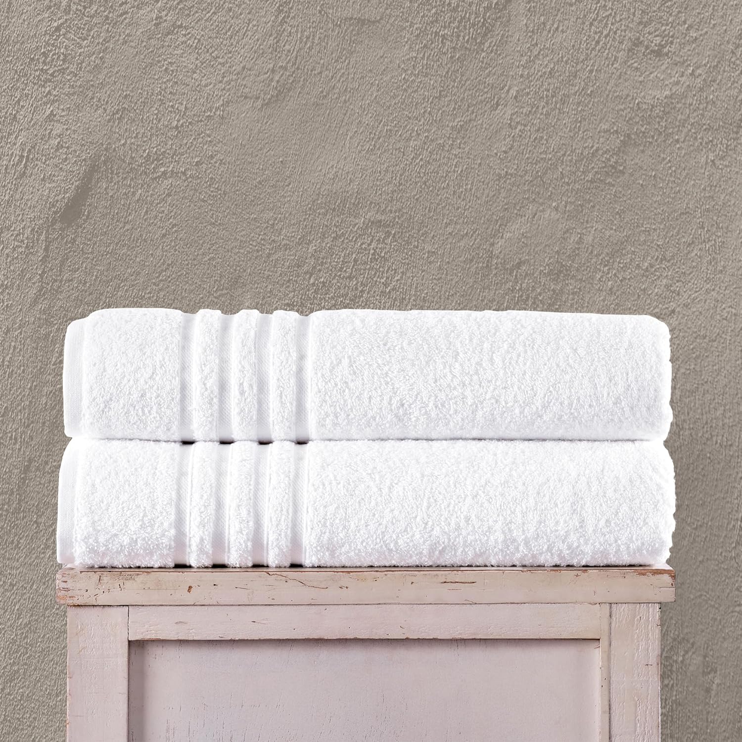Hawmam Linen Bath Towels Jumbo 2-Pack