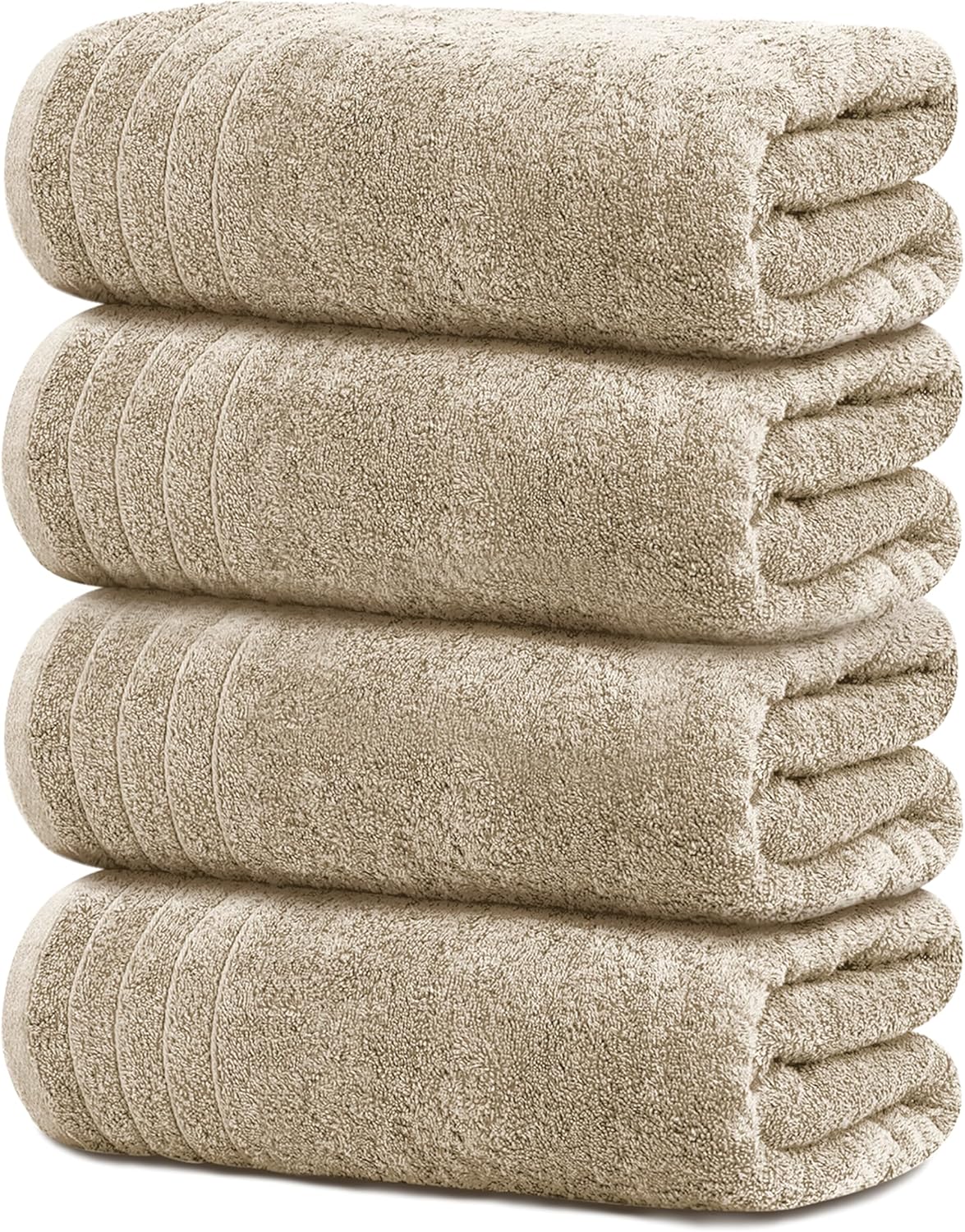 Four Luxurious Bath Towels