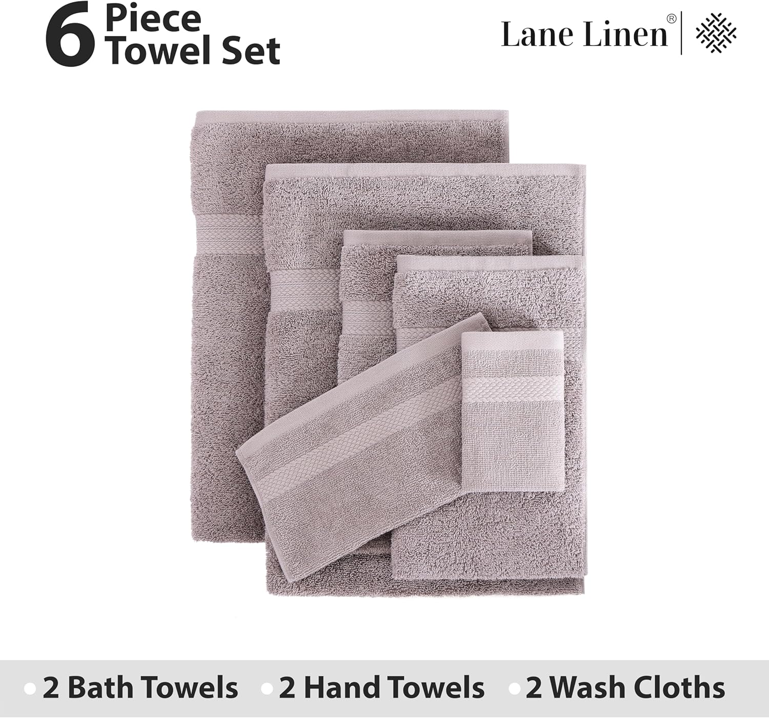 Luxury Cotton Towels Set for the Bathroom