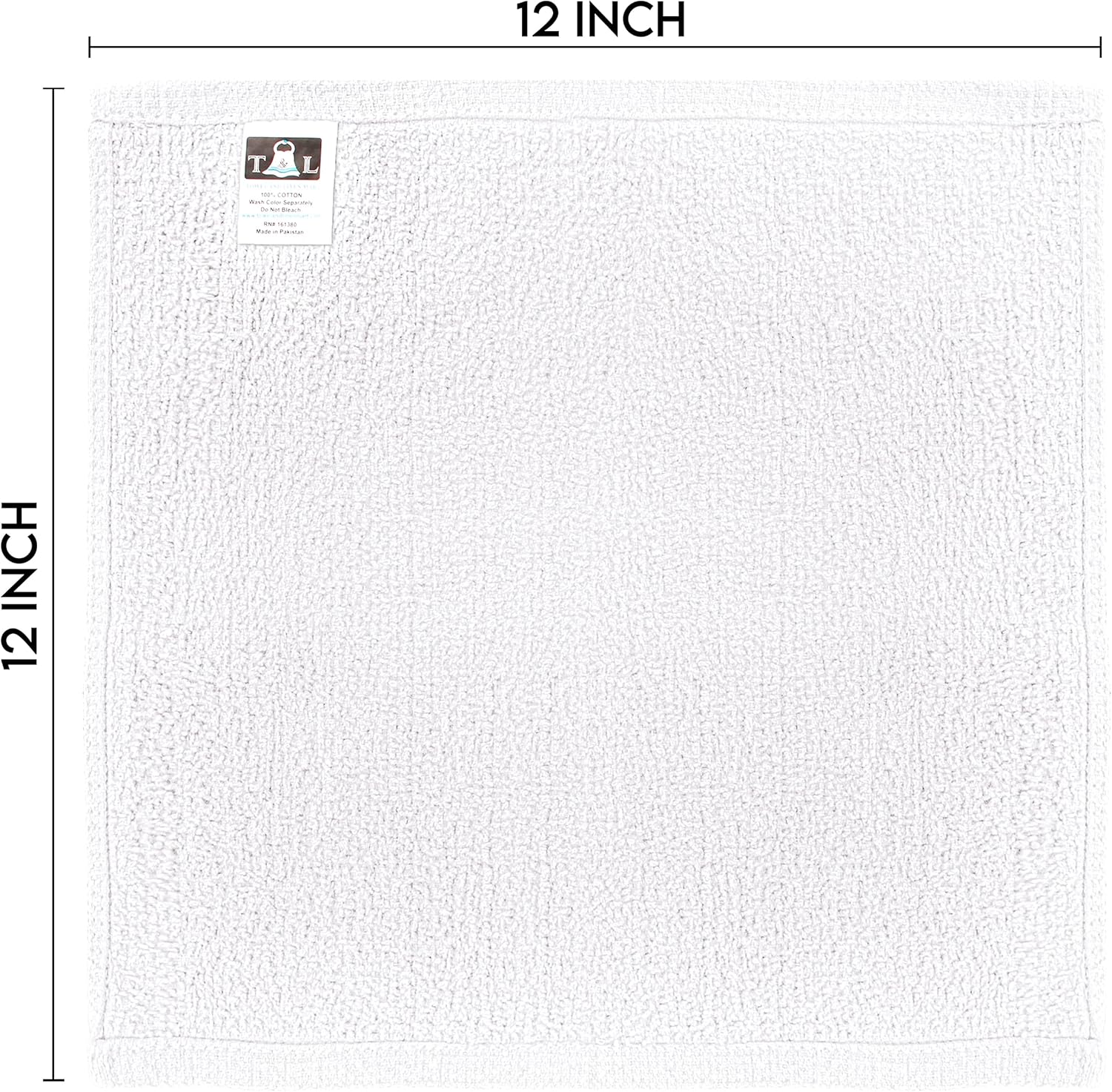 Delightfully soft 100 cotton washcloths 24-pack absorb deeply and white