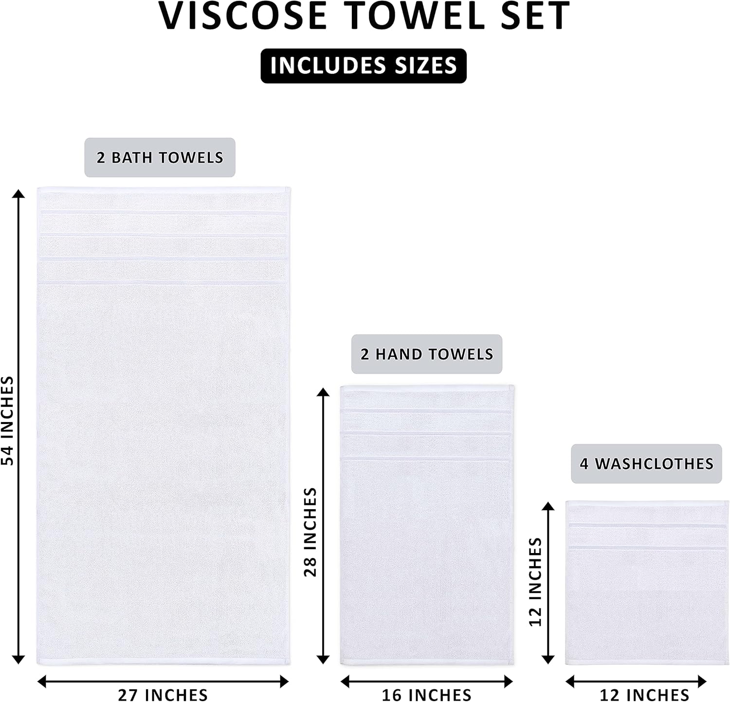 Utopia 8-Piece Luxury Towel Set