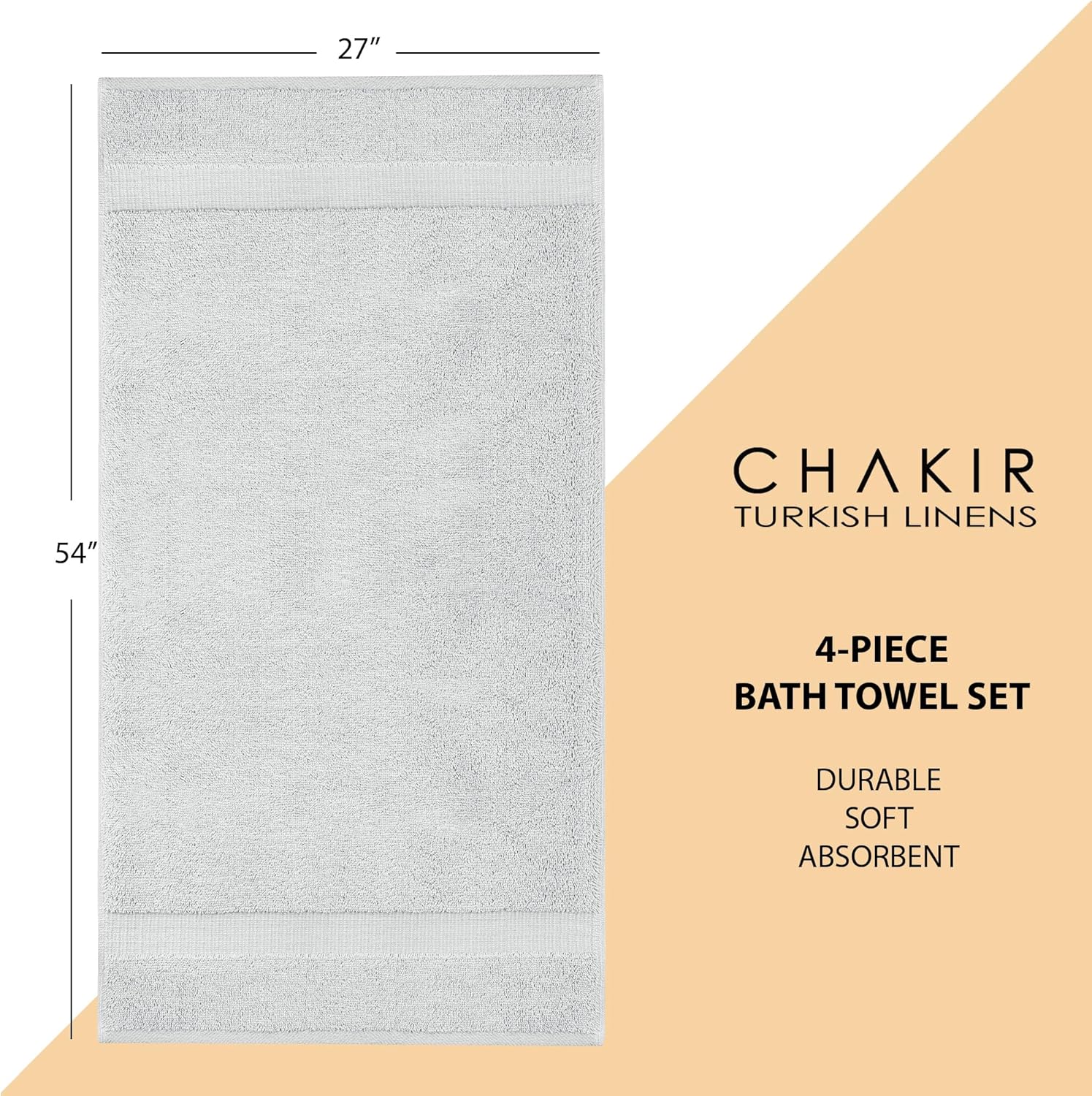 Discover Luxury at Chakir Turkish Linens 100 Cotton Premium bath Towels