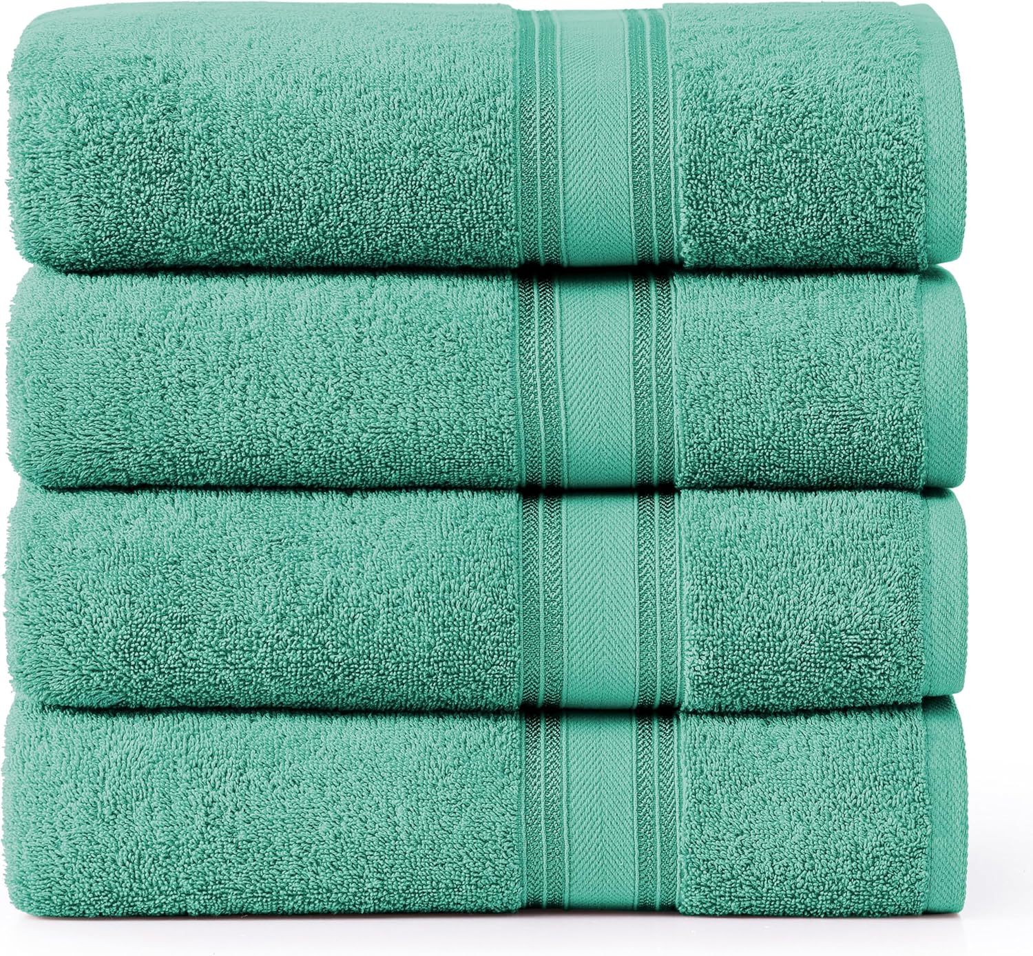 High-Quality Teal Bath Sheets Set Quick Dry Soft Cotton Towels